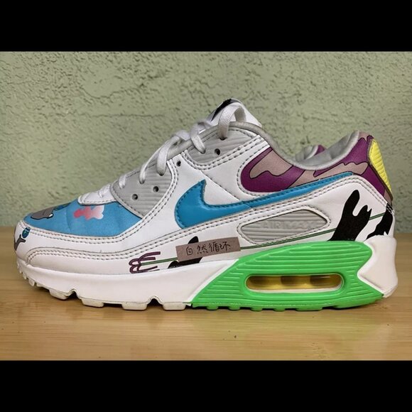 RARE ? Nike Air Max 90‎ Flyleather Ruohan Wang Size 9 Mens CZ3992-900 main image 4